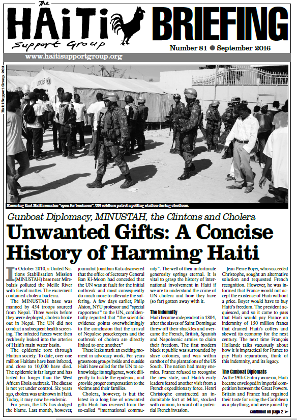 You are currently viewing Unwanted Gifts: A Concise History of Harming Haiti (HB81)