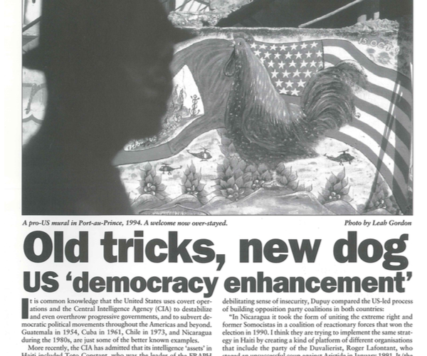 Old Tricks, New Dog: US 'Democracy Enhancement' (HB31)