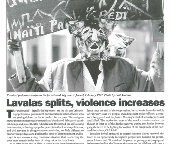 Lavalas Splits, Violence Increases (HB23)