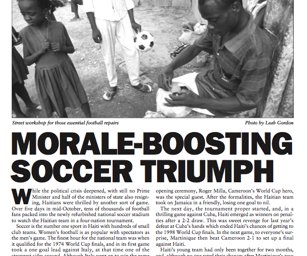 Morale-Boosting Soccer Triumph (HB26)