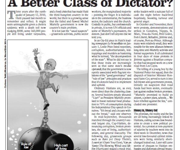 A Better Class of Dictator? (HB73)