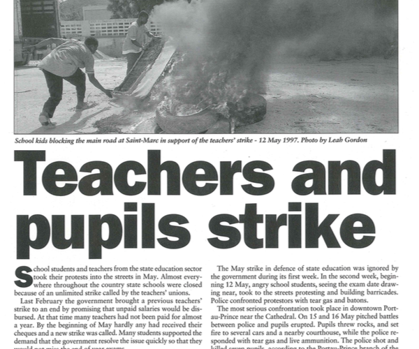 Teachers and Pupils Strike (HB 24)
