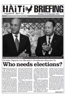 Duvalier Departs, but Martelly’s Duvalierism Marches On: Who Needs Elections? (HB78)